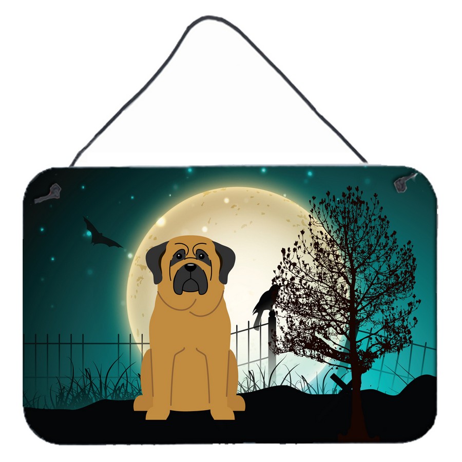 BB2208DS812 Halloween Scary Mastiff Wall or Door Hanging Prints