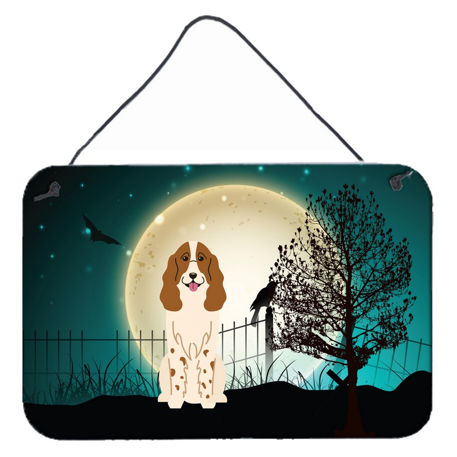 Halloween Scary Russian Spaniel Wall or Door Hanging Prints