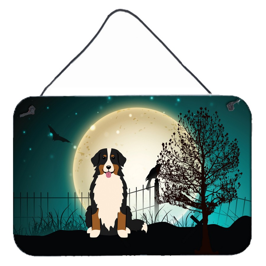 Halloween Scary Bernese Mountain Dog Wall or Door Hanging Prints