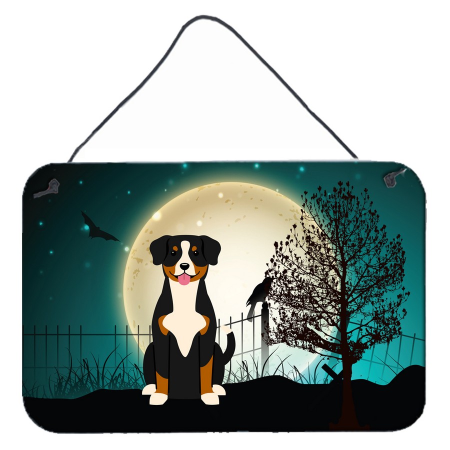 Halloween Scary Entlebucher Wall or Door Hanging Prints