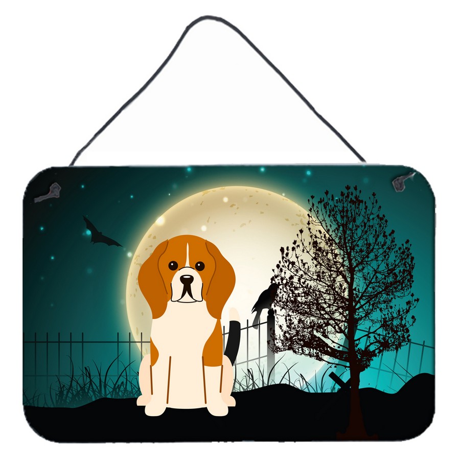 Halloween Scary Beagle Tricolor Wall or Door Hanging Prints