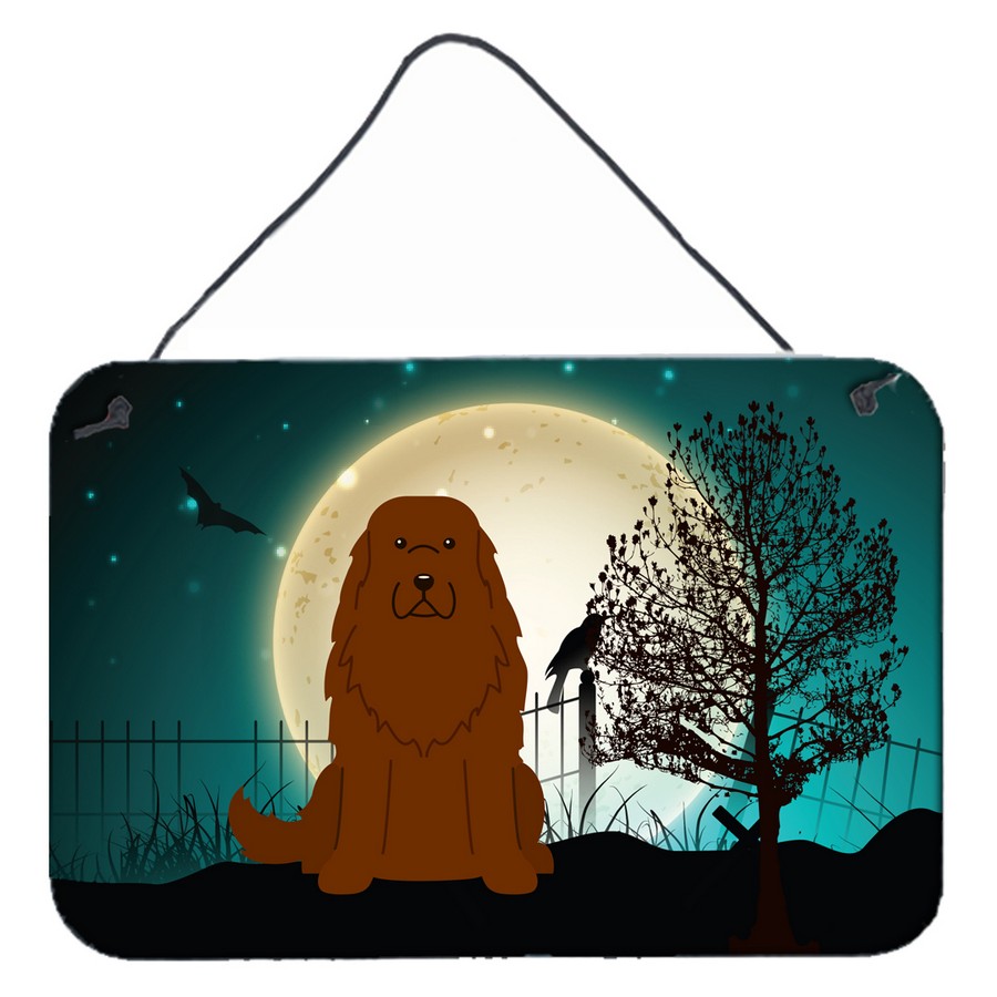 Halloween Scary Caucasian Shepherd Dog Wall or Door Hanging Prints