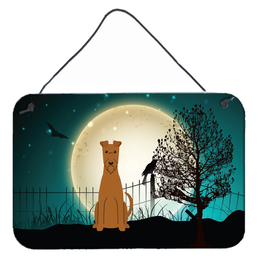 Halloween Scary Irish Terrier Wall or Door Hanging Prints