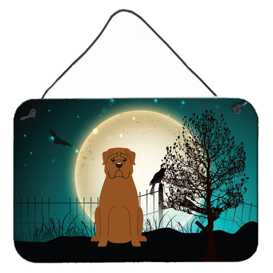 Halloween Scary Dogue De Bourdeaux Wall or Door Hanging Prints