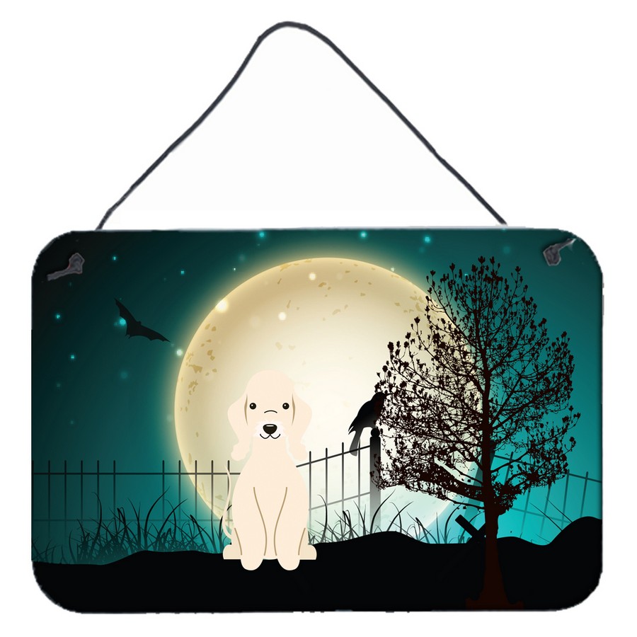 Halloween Scary Bedlington Terrier Sandy Wall or Door Hanging Prints