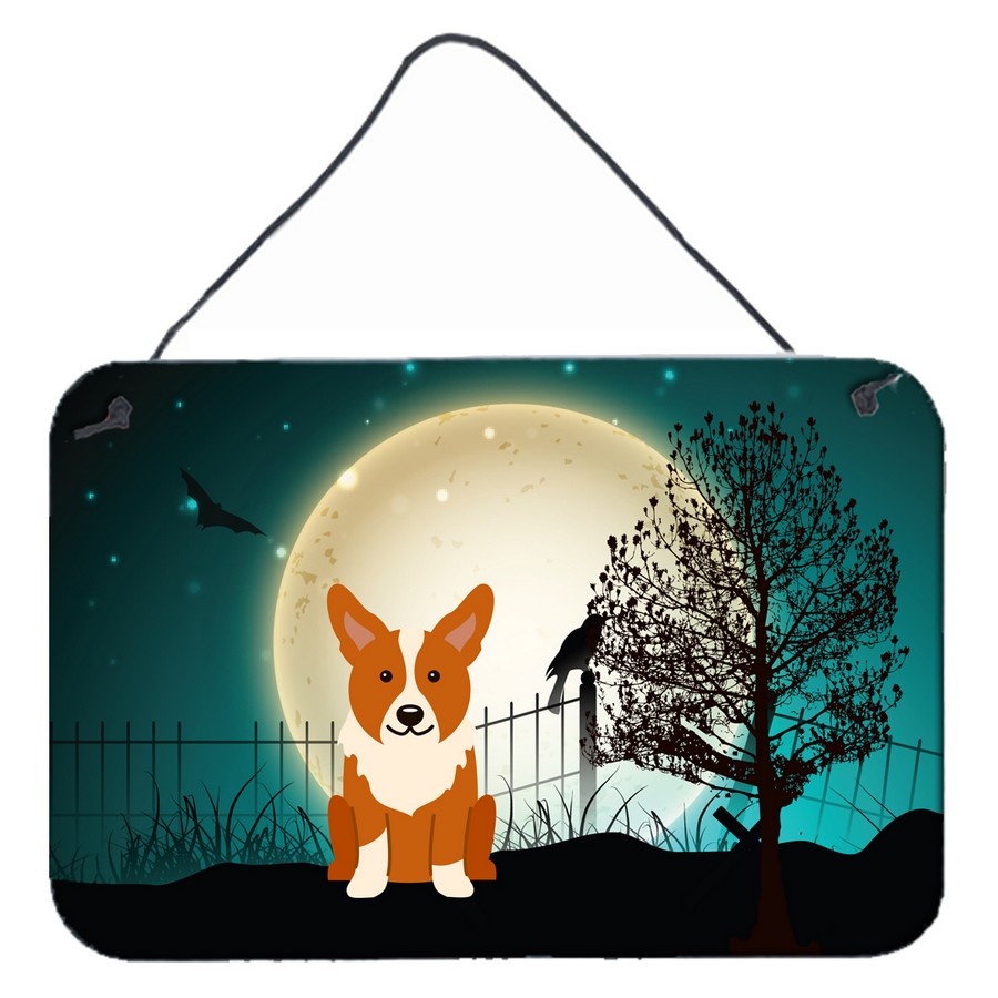 Halloween Scary Corgi Wall or Door Hanging Prints