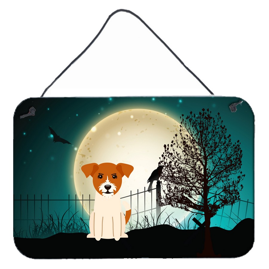 Halloween Scary Jack Russell Terrier Wall or Door Hanging Prints