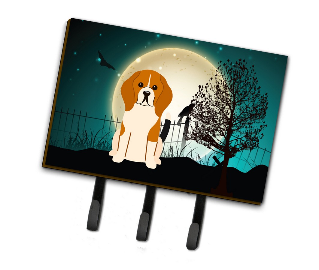 Picture of Carolines Treasures BB2230TH68 Halloween Scary Beagle Tricolor Leash or Key Holder