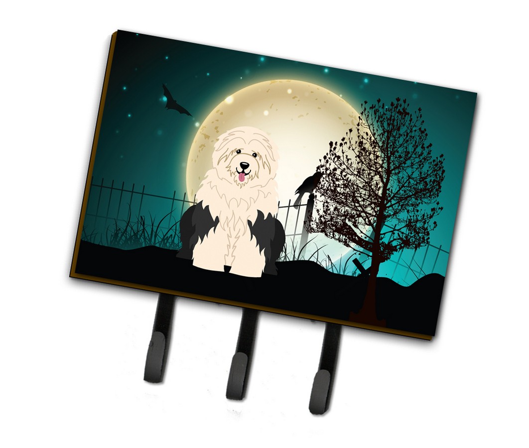 BB2286TH68 Halloween Scary Old English Sheepdog Leash or Key Holder