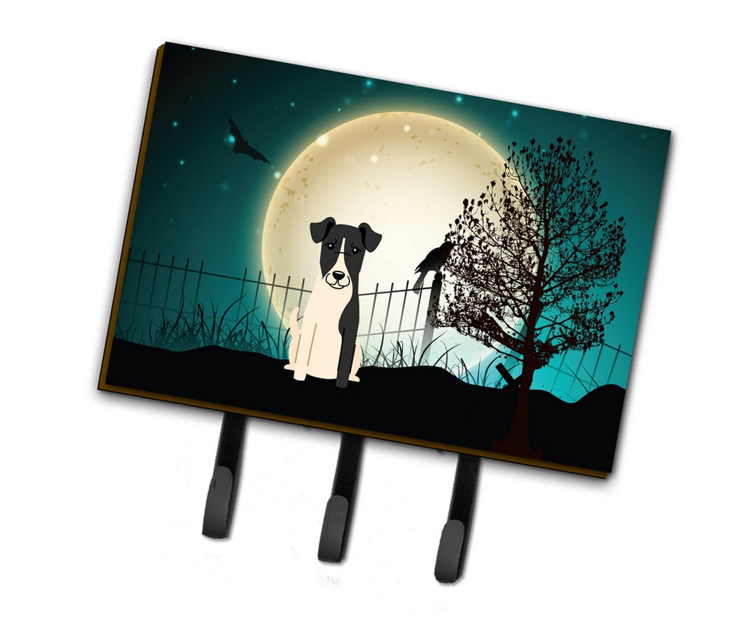 Halloween Scary Smooth Fox Terrier Leash or Key Holder