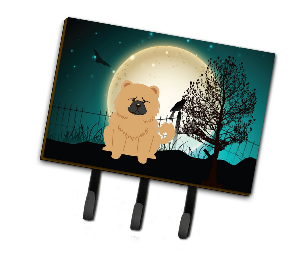 Halloween Scary Chow Chow Cream Leash or Key Holder