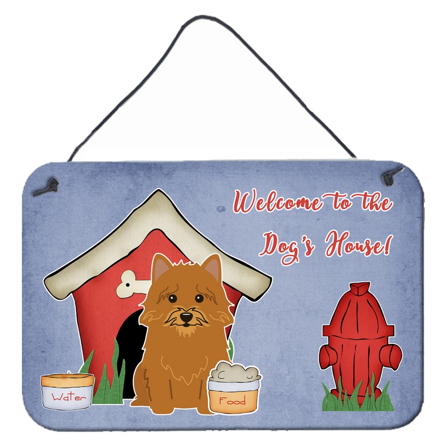 Dog House Collection Norwich Terrier Wall or Door Hanging Prints