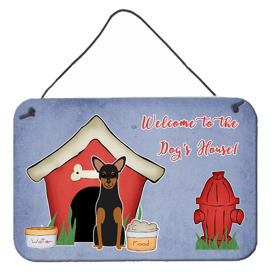 Dog House Collection Manchester Terrier Wall or Door Hanging Prints