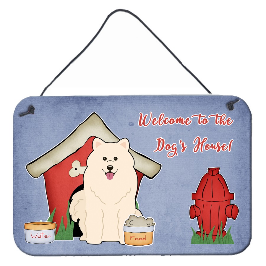 Dog House Collection Samoyed Wall or Door Hanging Prints