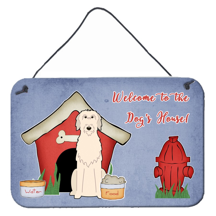Dog House Collection Irish Wolfhound Wall or Door Hanging Prints