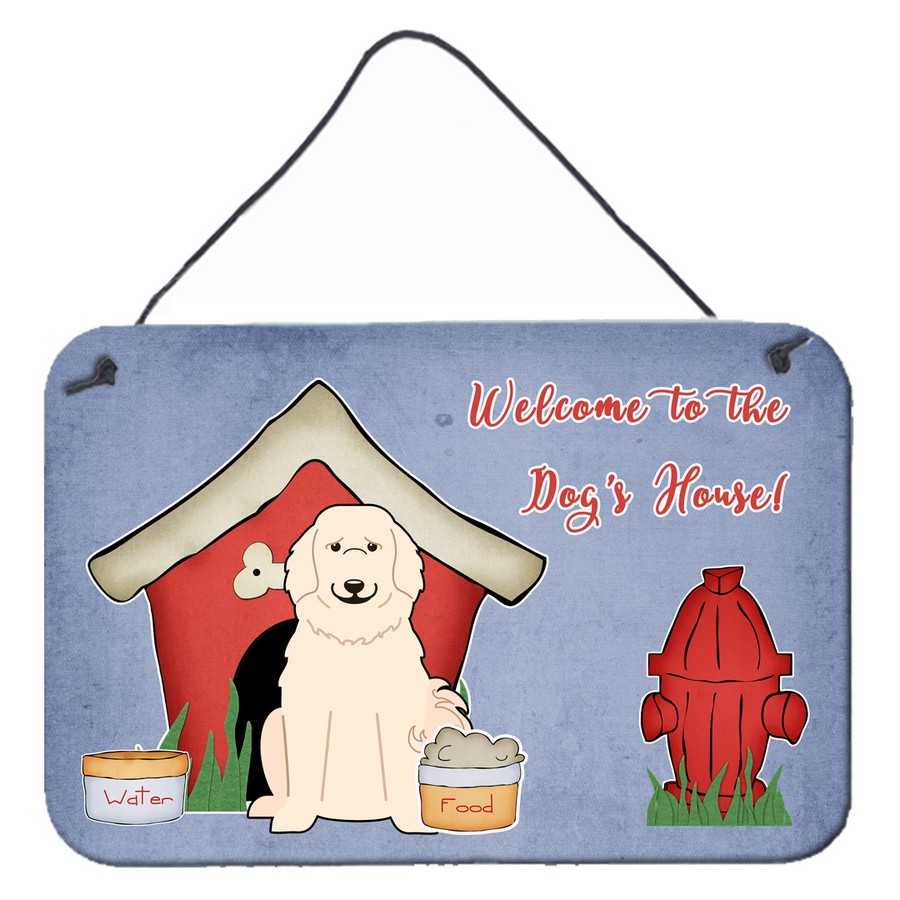 Dog House Collection Great Pyrenese Wall or Door Hanging Prints