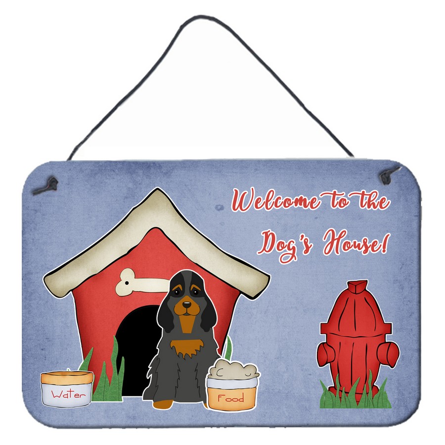Dog House Collection Cocker Spaniel Black & Tan Wall or Door Hanging Prints