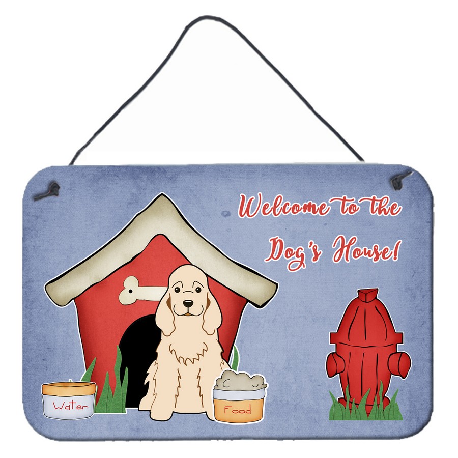 Dog House Collection Cocker Spaniel Buff Wall or Door Hanging Prints