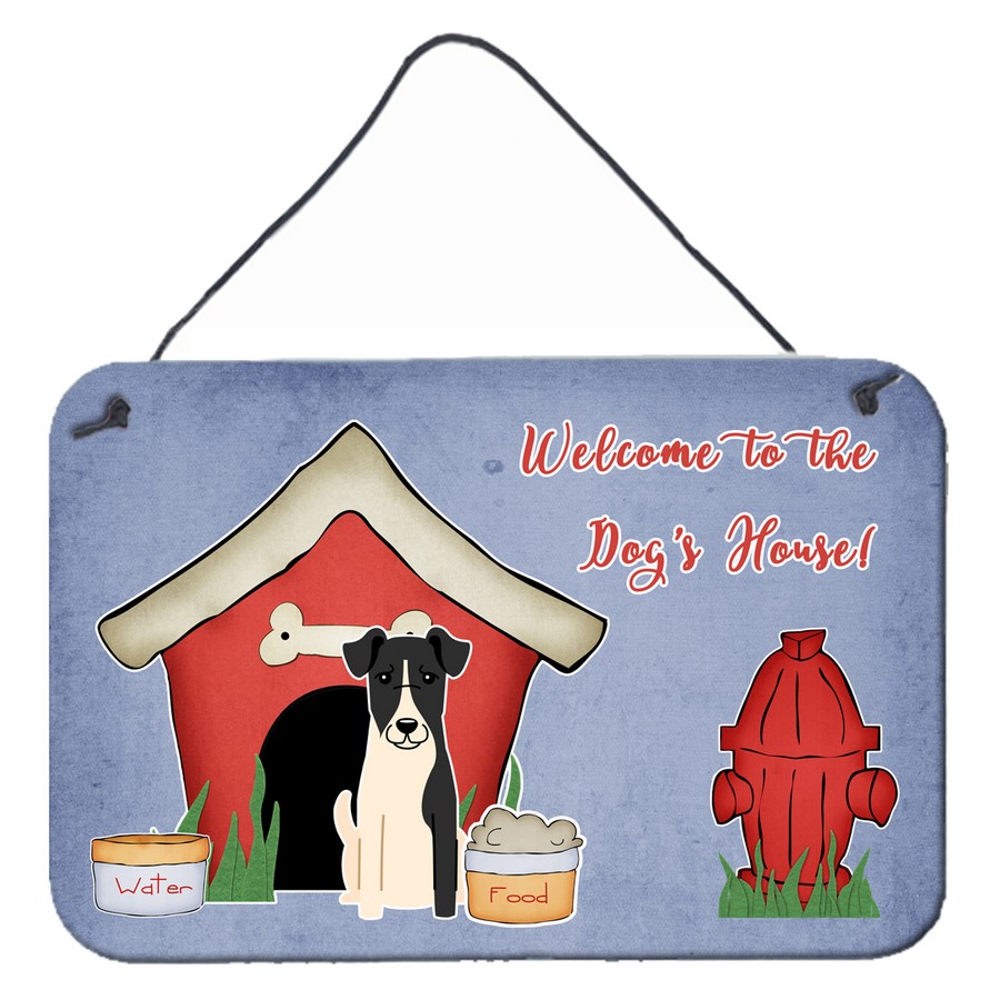 Dog House Collection Smooth Fox Terrier Wall or Door Hanging Prints