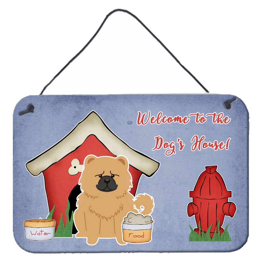 Dog House Collection Chow Chow Cream Wall or Door Hanging Prints