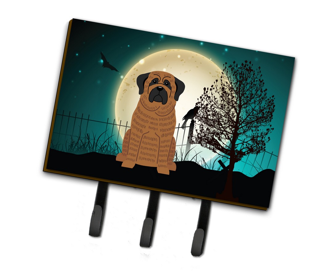 Halloween Scary Mastiff Brindle Leash or Key Holder