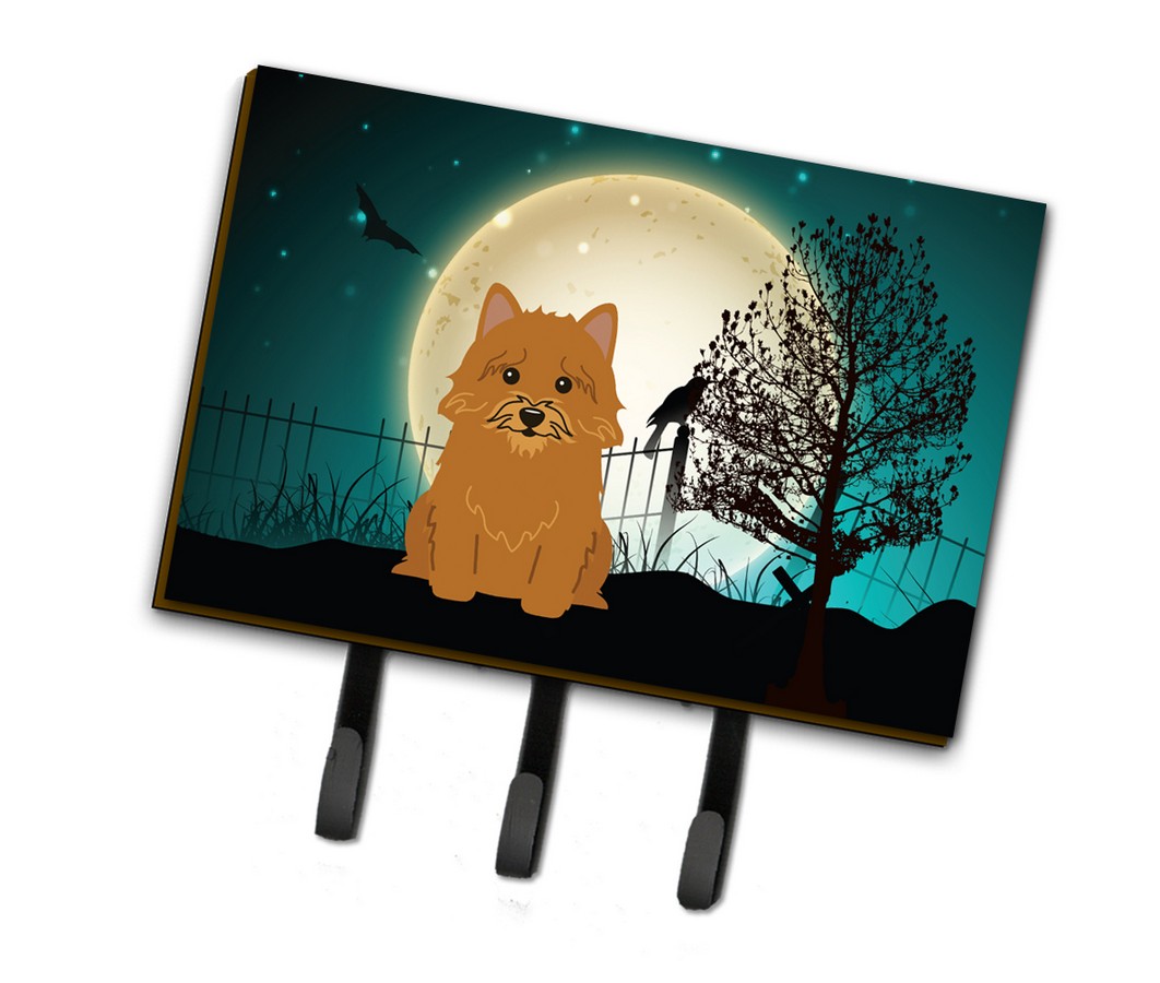 Halloween Scary Norwich Terrier Leash or Key Holder