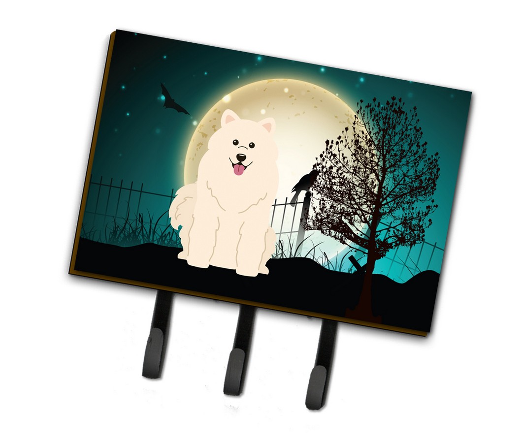 Halloween Scary Samoyed Leash or Key Holder