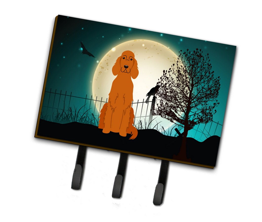 BB2254TH68 Halloween Scary Irish Setter Leash or Key Holder