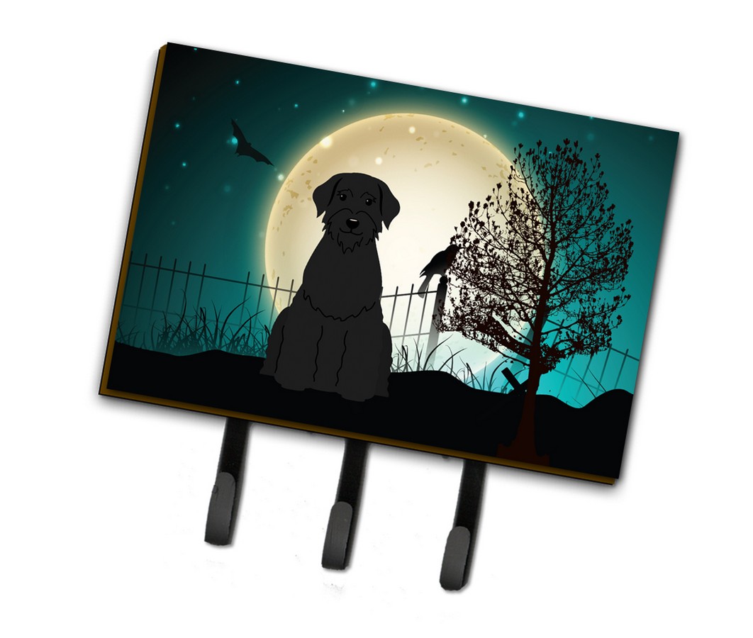 Halloween Scary Giant Schnauzer Leash or Key Holder