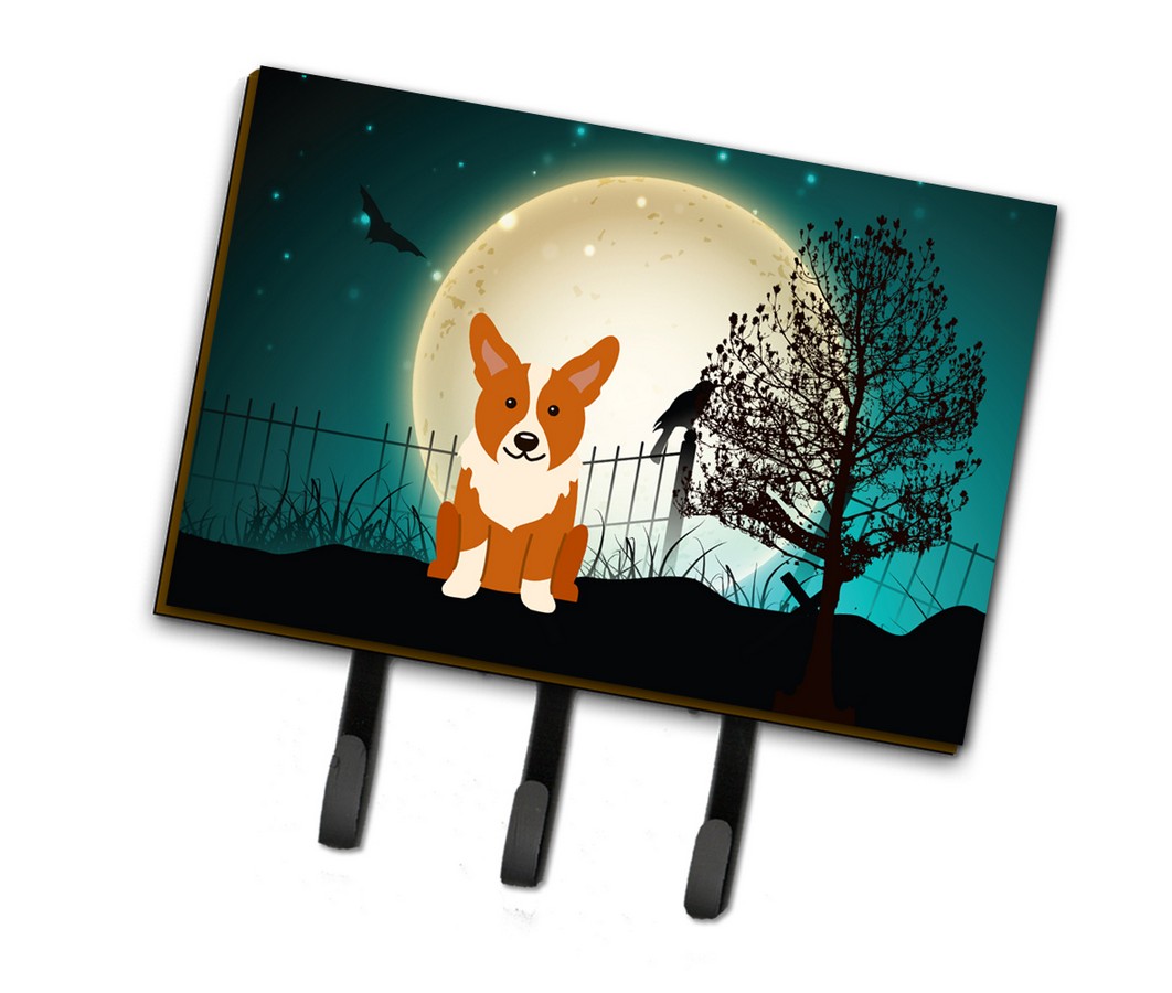 Halloween Scary Corgi Leash or Key Holder