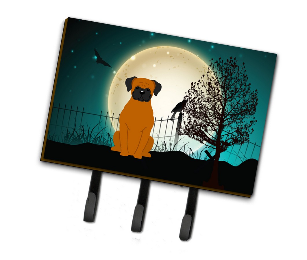 Halloween Scary Fawn Boxer Leash or Key Holder