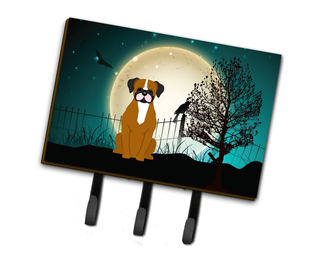Halloween Scary Flashy Fawn Boxer Leash or Key Holder