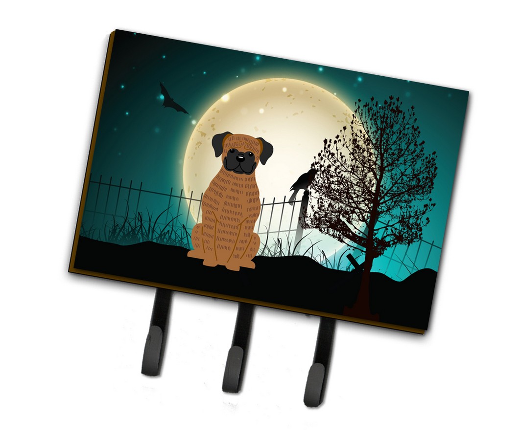 BB2307TH68 Halloween Scary Brindle Boxer Leash or Key Holder