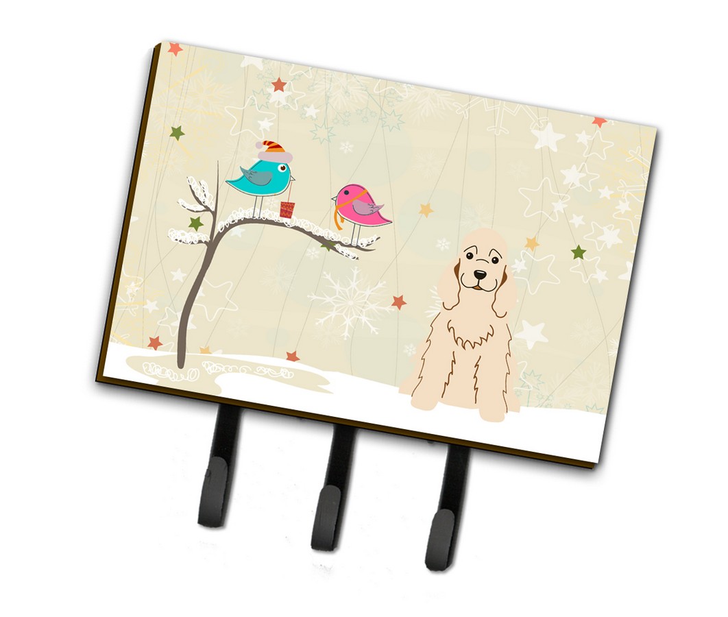 Christmas Presents Between Friends Cocker Spaniel Buff Leash or Key Holder