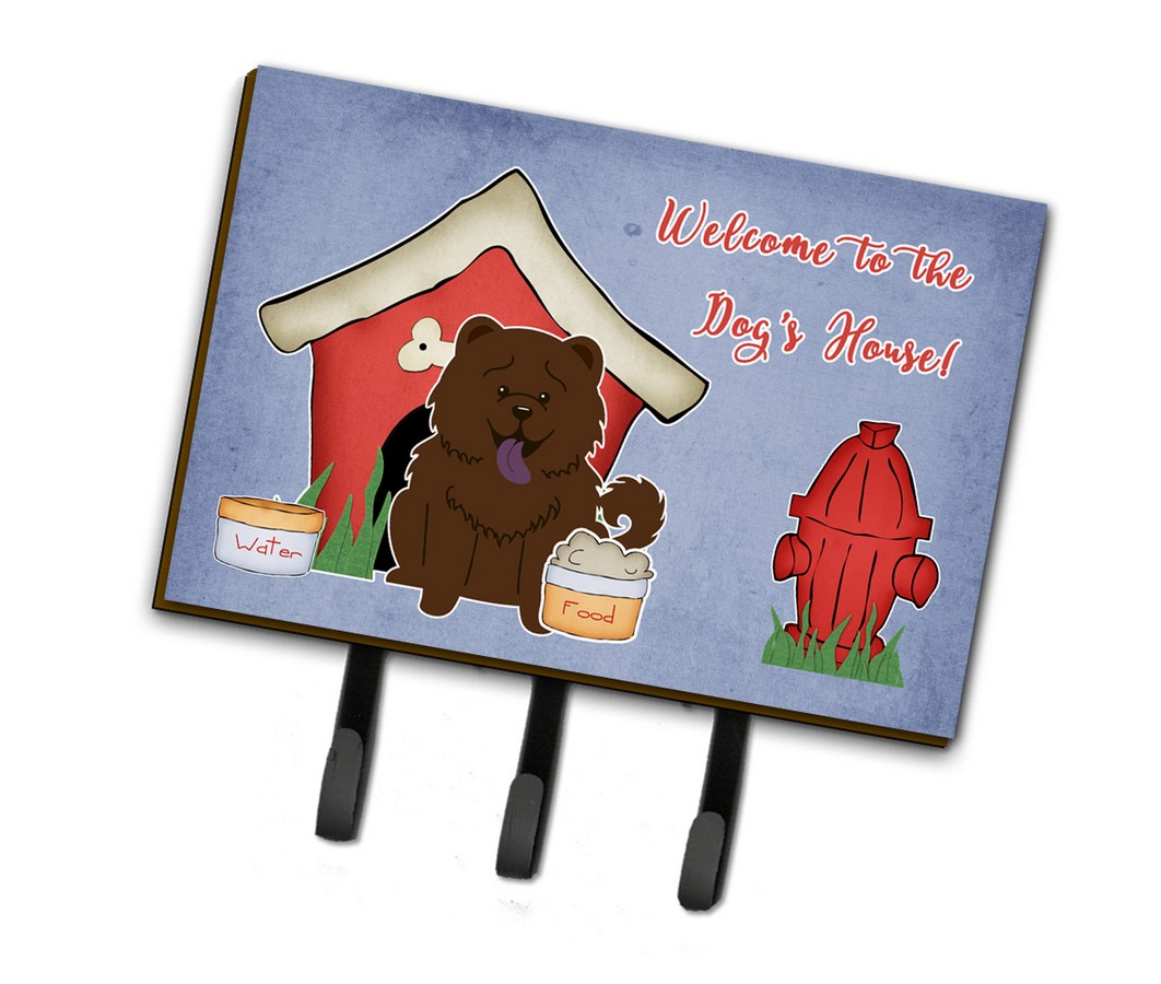 BB2895TH68 Dog House CollectionChow Chow Chocolate Leash or Key Holder