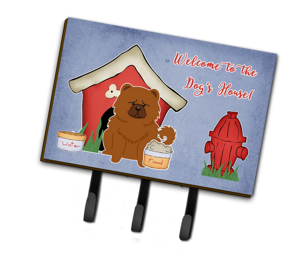 BB2896TH68 Dog House Collection Chow Chow Red Leash or Key Holder