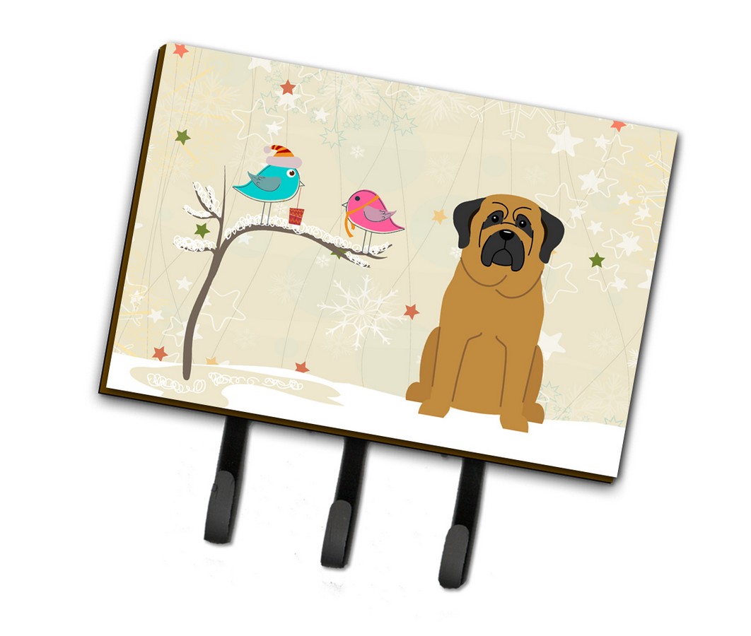 Christmas Presents Between Friends Mastiff Leash or Key Holder
