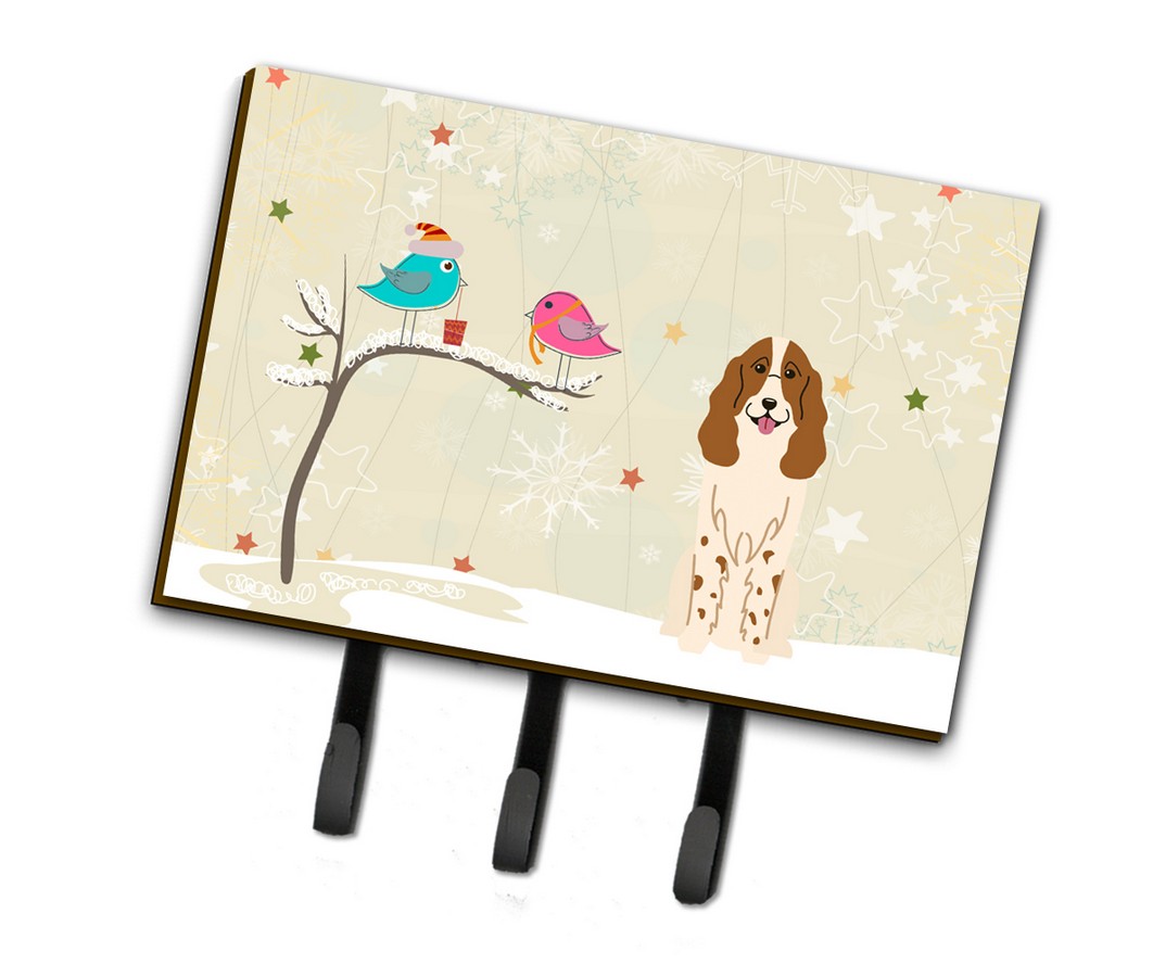 Christmas Presents Between Friends Russian Spaniel Leash or Key Holder