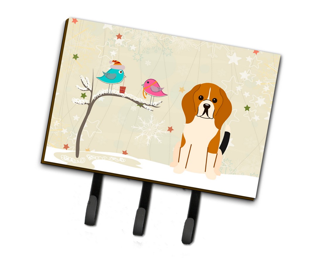 Christmas Presents Between Friends Beagle Tricolor Leash or Key Holder