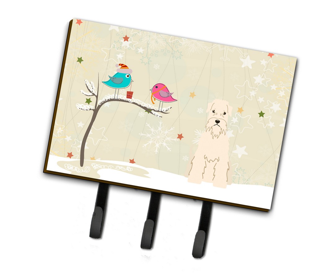 BB2533TH68 Christmas Presents Between Friends Soft Coated Wheaten Terrier Leash or Key Holder