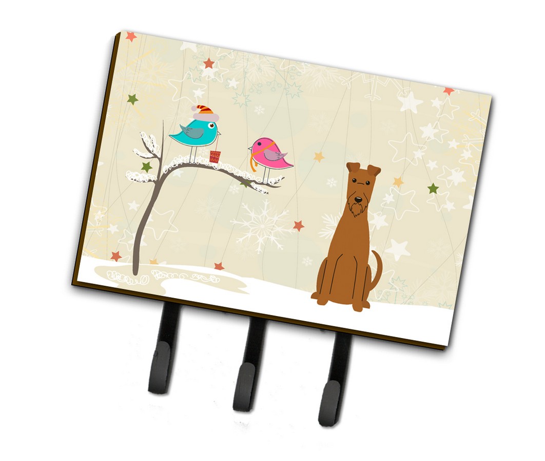 Christmas Presents Between Friends Irish Terrier Leash or Key Holder