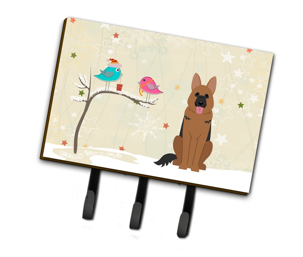 Christmas Presents Between Friends German Shepherd Leash or Key Holder