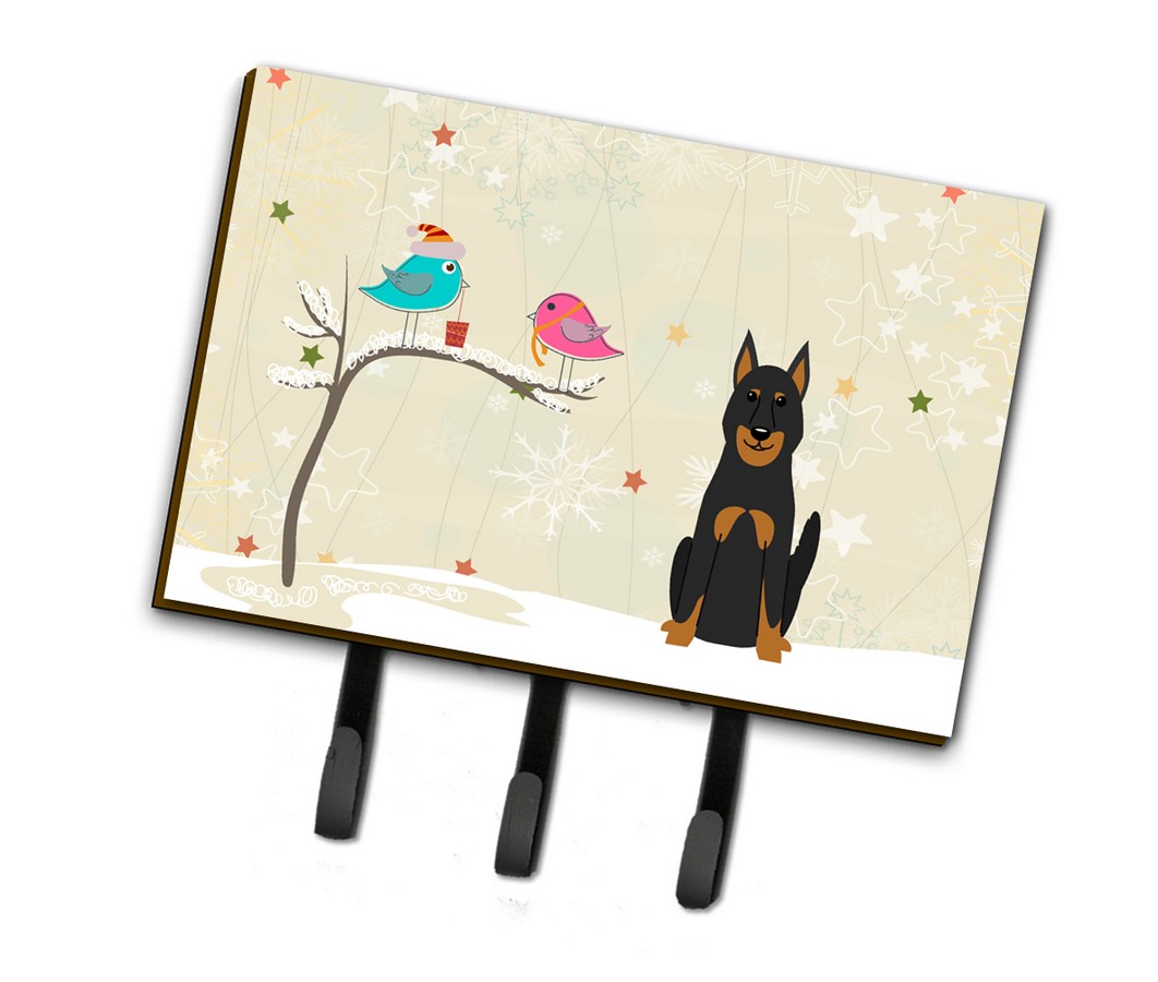 Christmas Presents Between Friends Beauce Shepherd Dog Leash or Key Holder