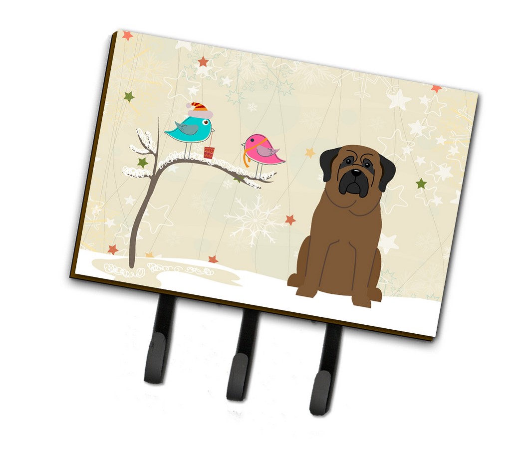 BB2556TH68 Christmas Presents Between Friends Bullmastiff Leash or Key Holder