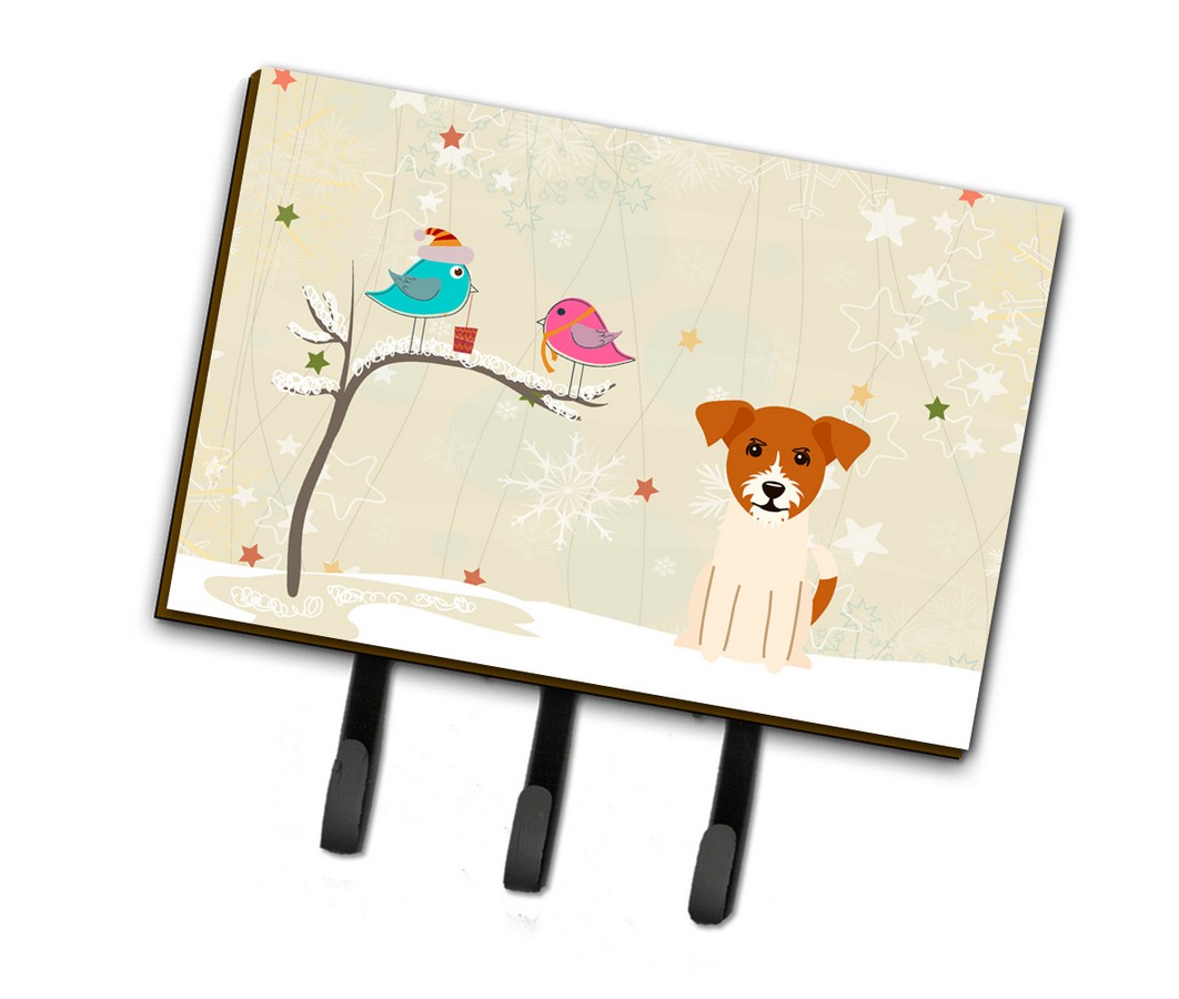 Christmas Presents Between Friends Jack Russell Terrier Leash or Key Holder