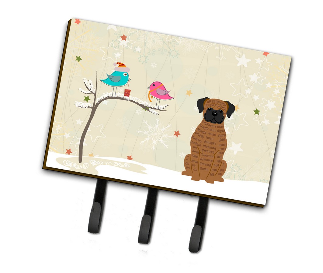 Christmas Presents Between Friends Brindle Boxer Leash or Key Holder