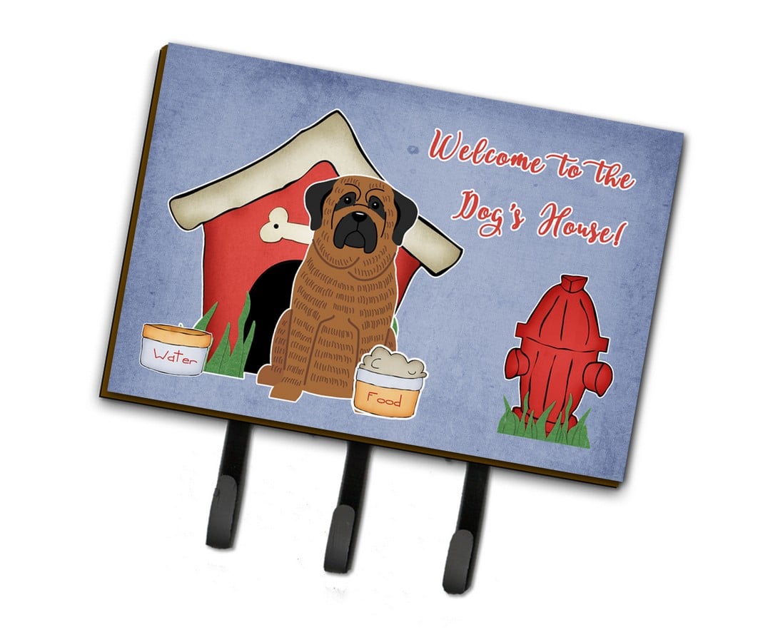 BB2769TH68 Dog House Collection Mastiff Brindle Leash or Key Holder