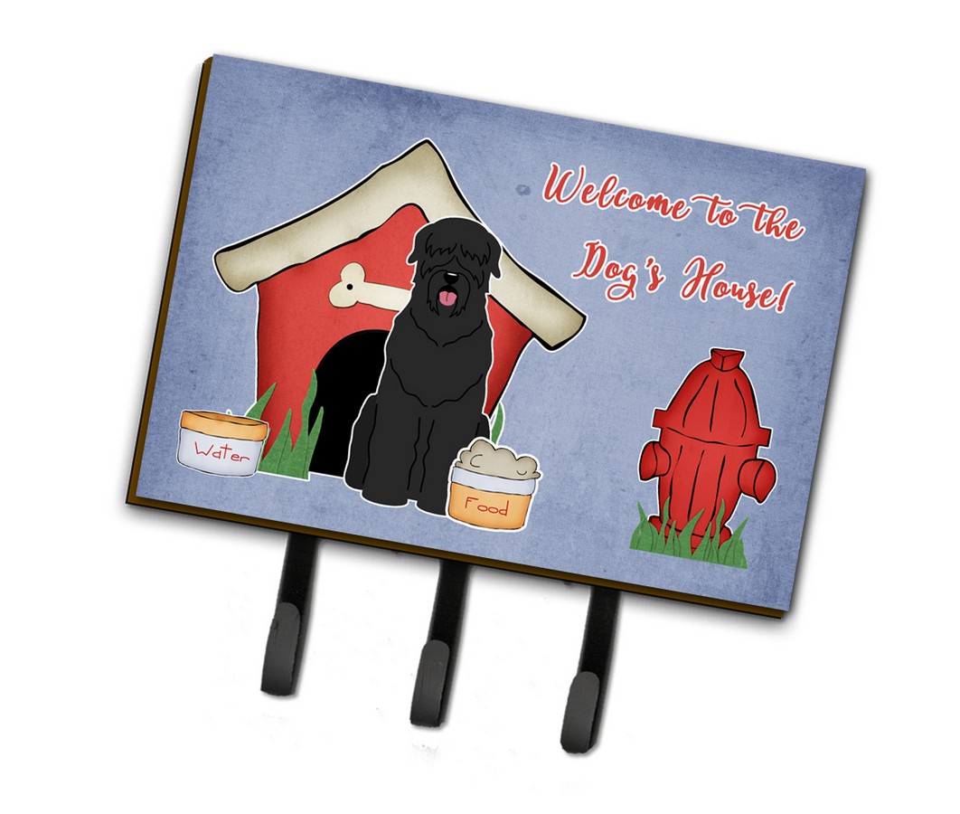 Dog House Collection Black Russian Terrier Leash or Key Holder