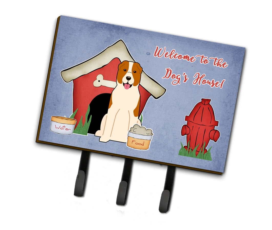 BB2803TH68 Dog House Collection Central Asian Shepherd Dog Leash or Key Holder