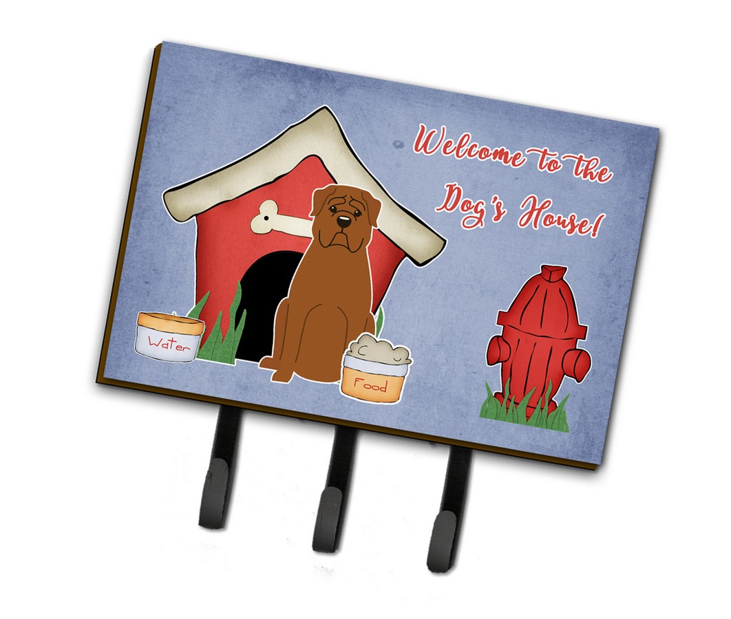 BB2827TH68 Dog House Collection Dogue De Bourdeaux Leash or Key Holder